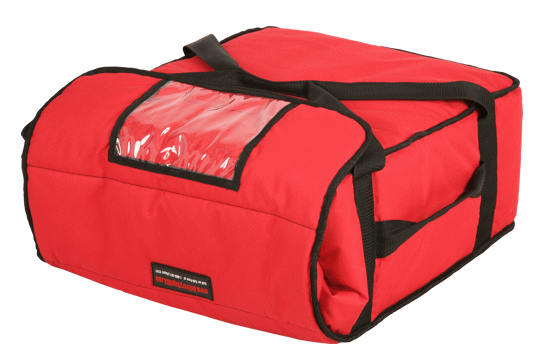 Large Pizza Delivery Bag Red